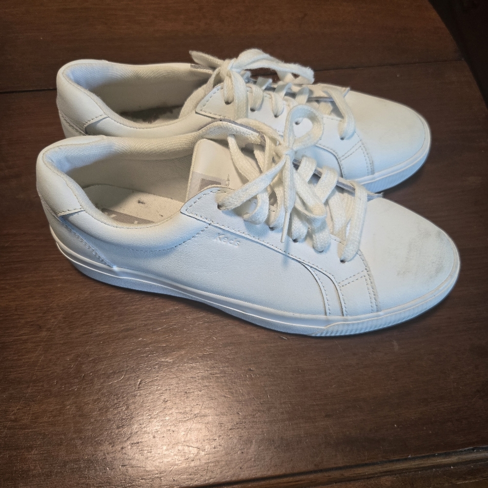 Keds Classic White Lace-Up Sneakers - Picture 8 of 10